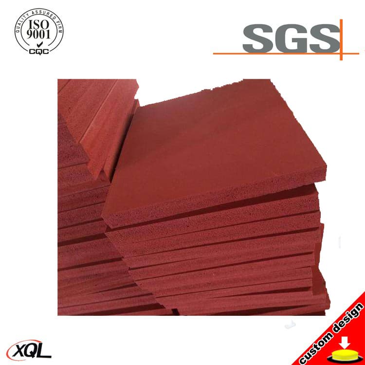 Heat_resistant silicone rubber foam flexible rubber sheet